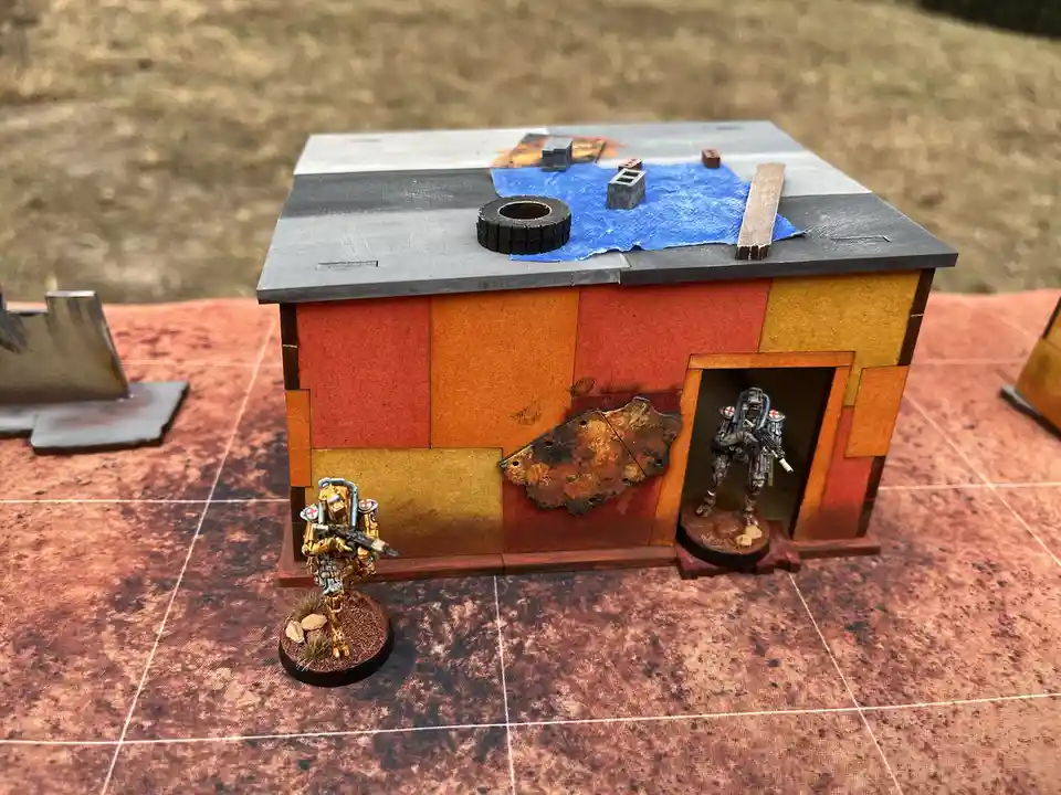Exploring a 28mm Sci-Fi shanty town filled with creativity!