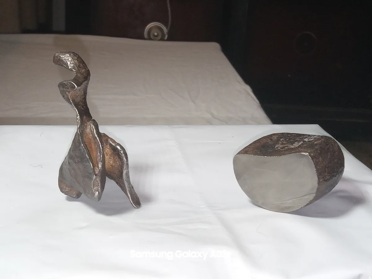 Suspected Iron Meteorites: Unique Orientations and Fragmentation, Including the 'Pack Man' Style