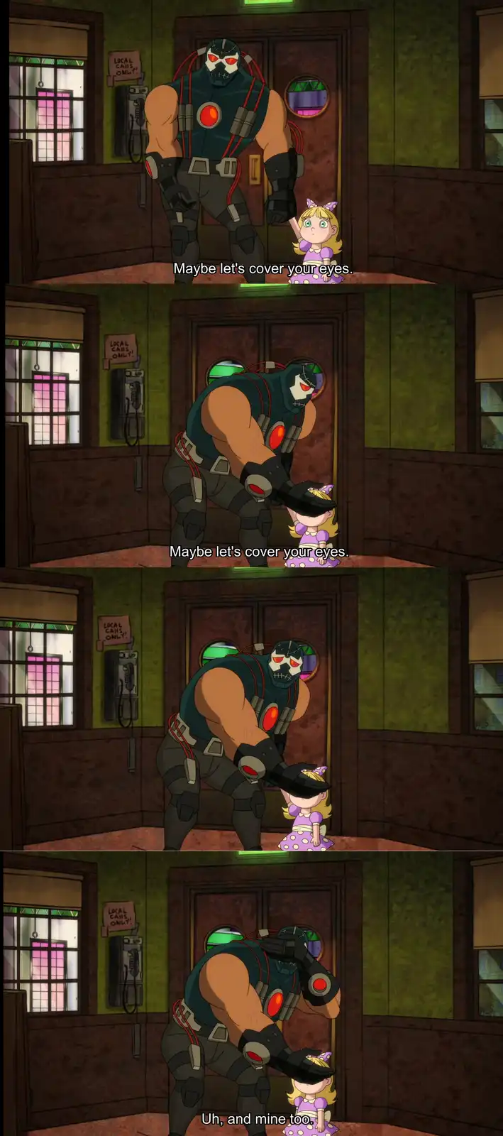 Bane and Goldilocks: A Unique Reaction Image