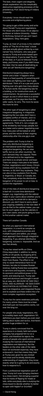 A deep dive into Trump's negotiation strategies.
