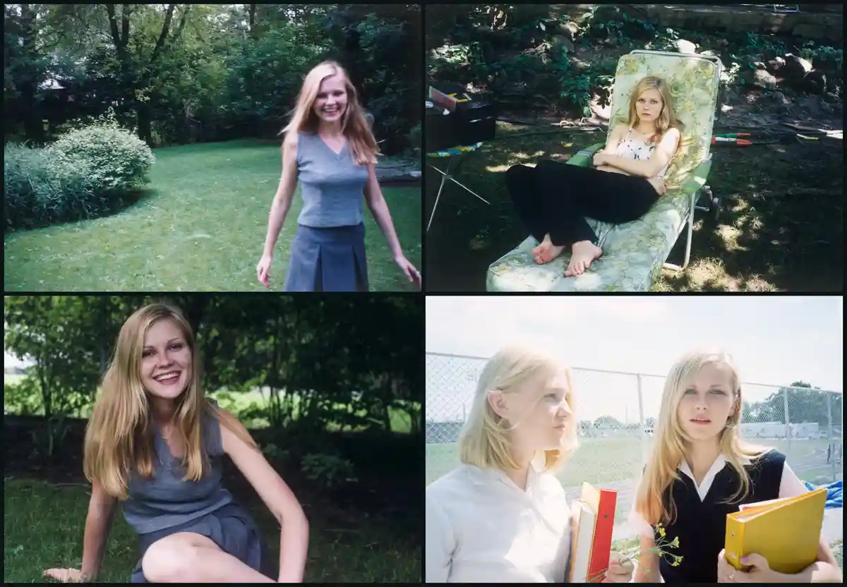 A glimpse behind the scenes of Sofia Coppola's classic film 'The Virgin Suicides' from 1999