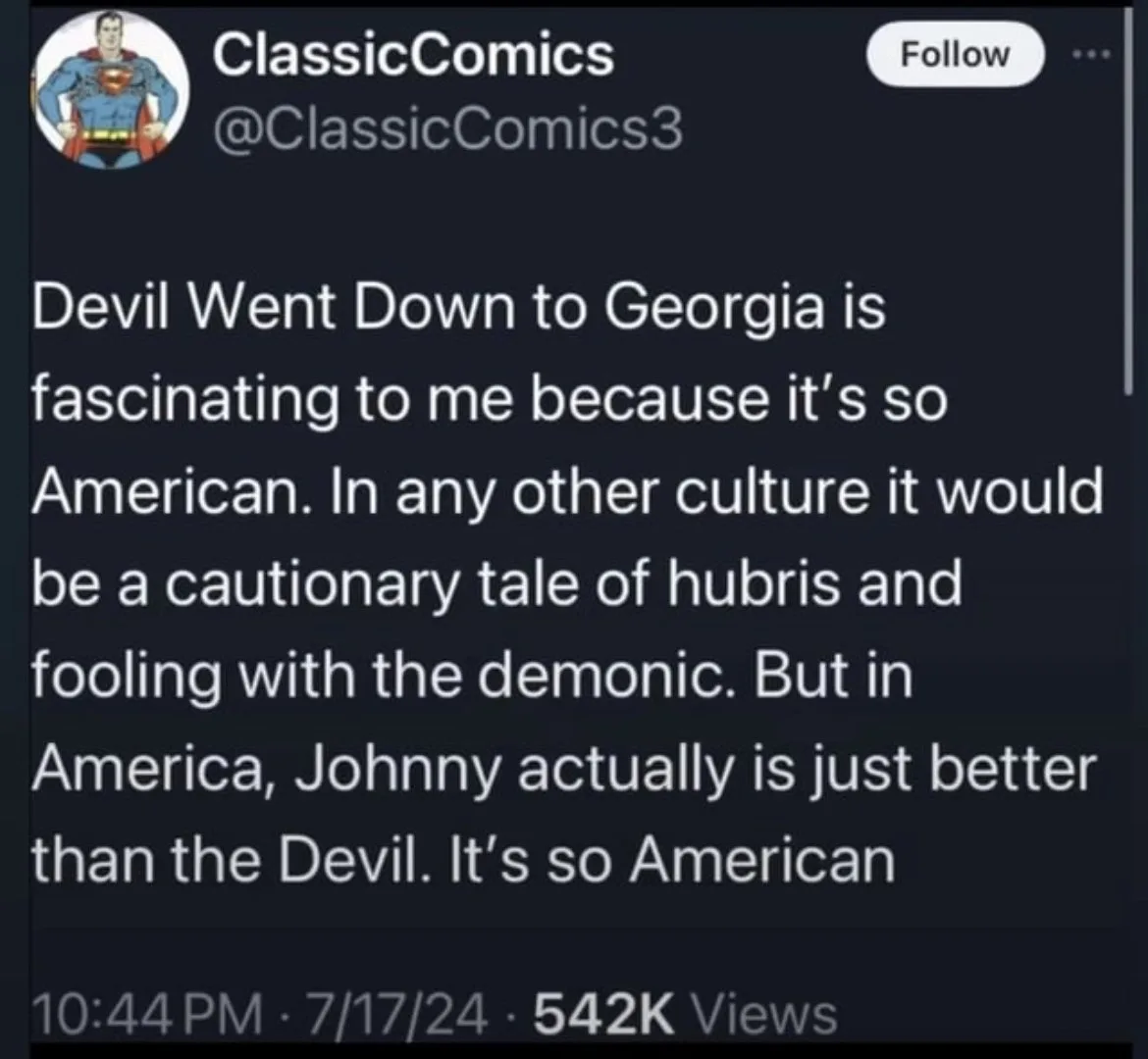 The Devil's Regret: Why He Shouldn't Have Gone to Georgia