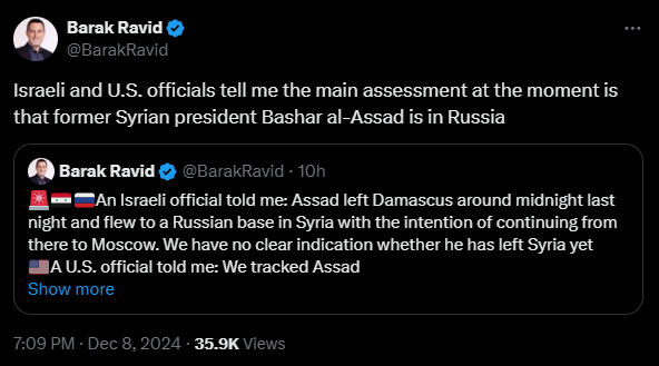 Wait, Assad is in Russia Now? No Way! /s
