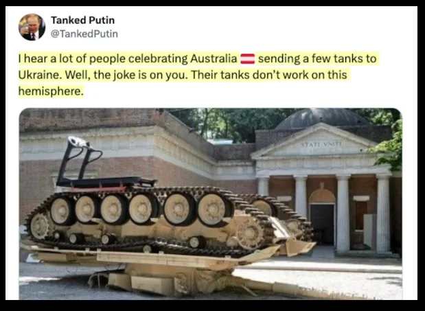 Putin Takes a Dive!