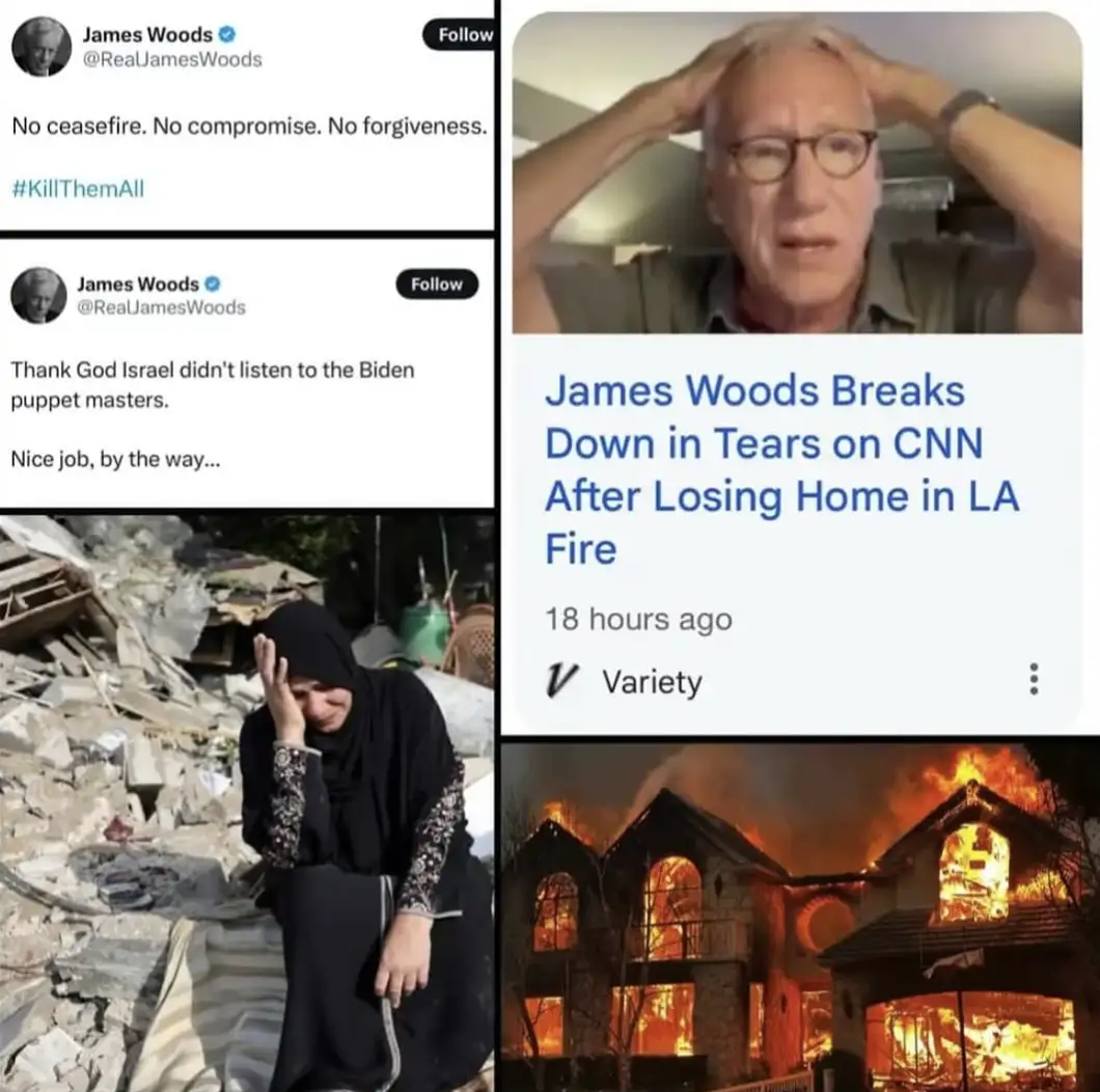 Shocked by the LA Fires... But This Guy's Reaction Is Priceless