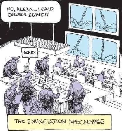 A black-and-white comic strip depicts a control room with multiple operators at consoles, all wearing uniforms and looking…