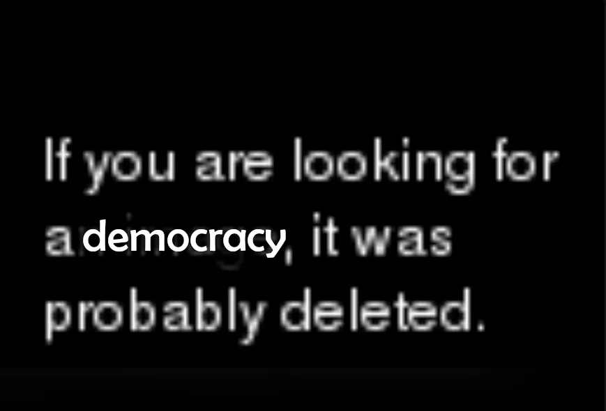 A black background with white, slightly blurred text that reads 'If you are looking for an image, it was probably deleted.'…