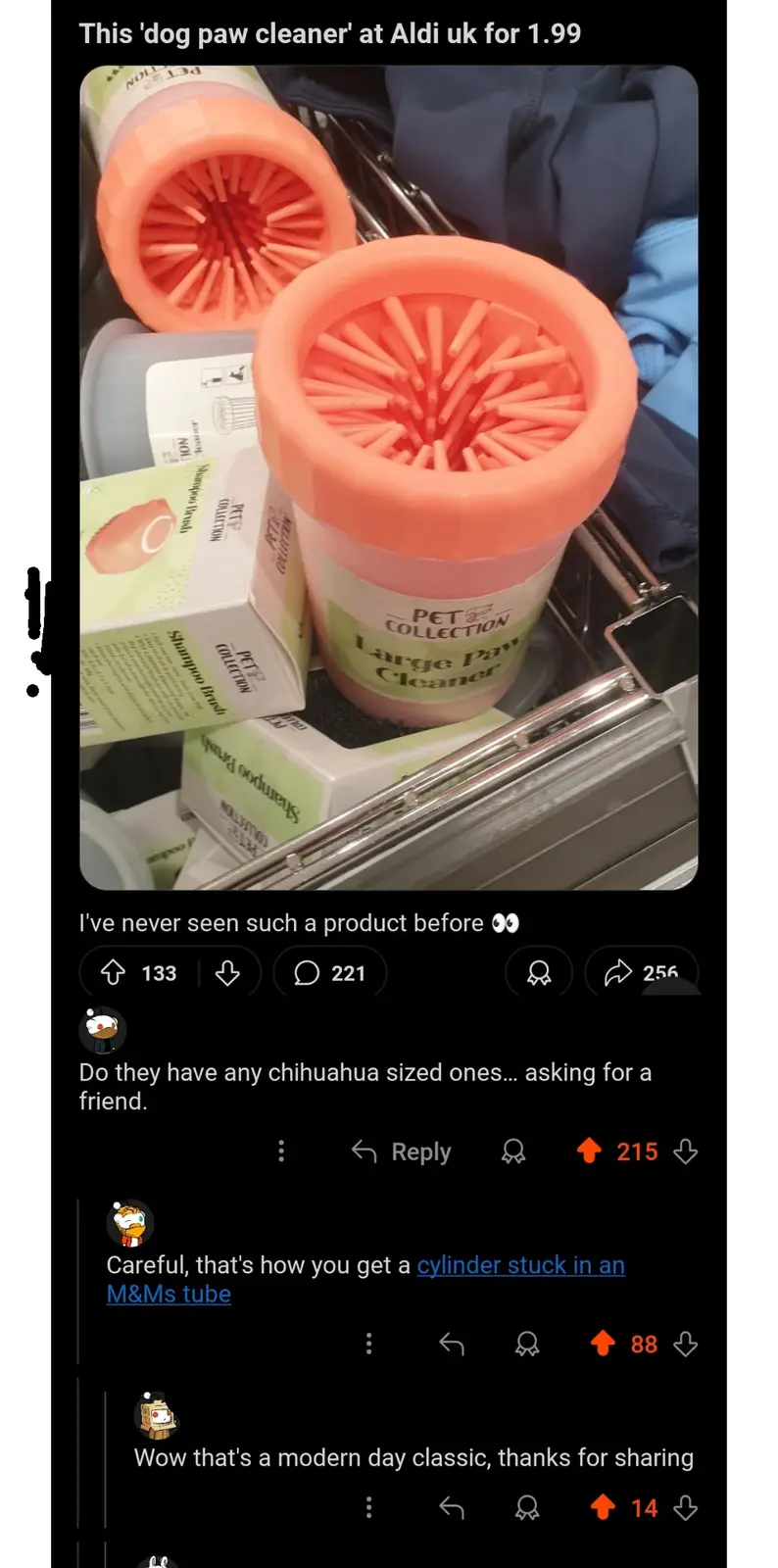 A Post About Dog Paw Cleaners That Look a Little Too Familiar