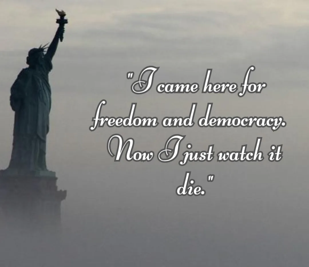 Lady Liberty's Heartfelt Reflection