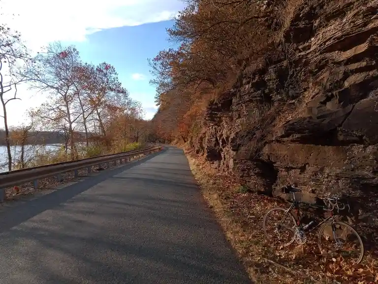 Milford narrows bathed in golden hour light