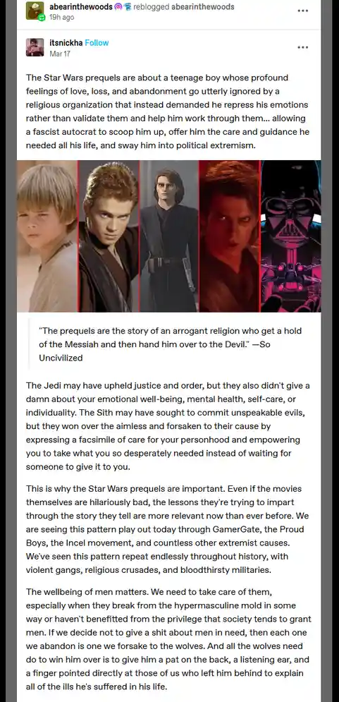A Deep Dive into the Prequels: The Arrogance of a Religion and the Fall of the Messiah