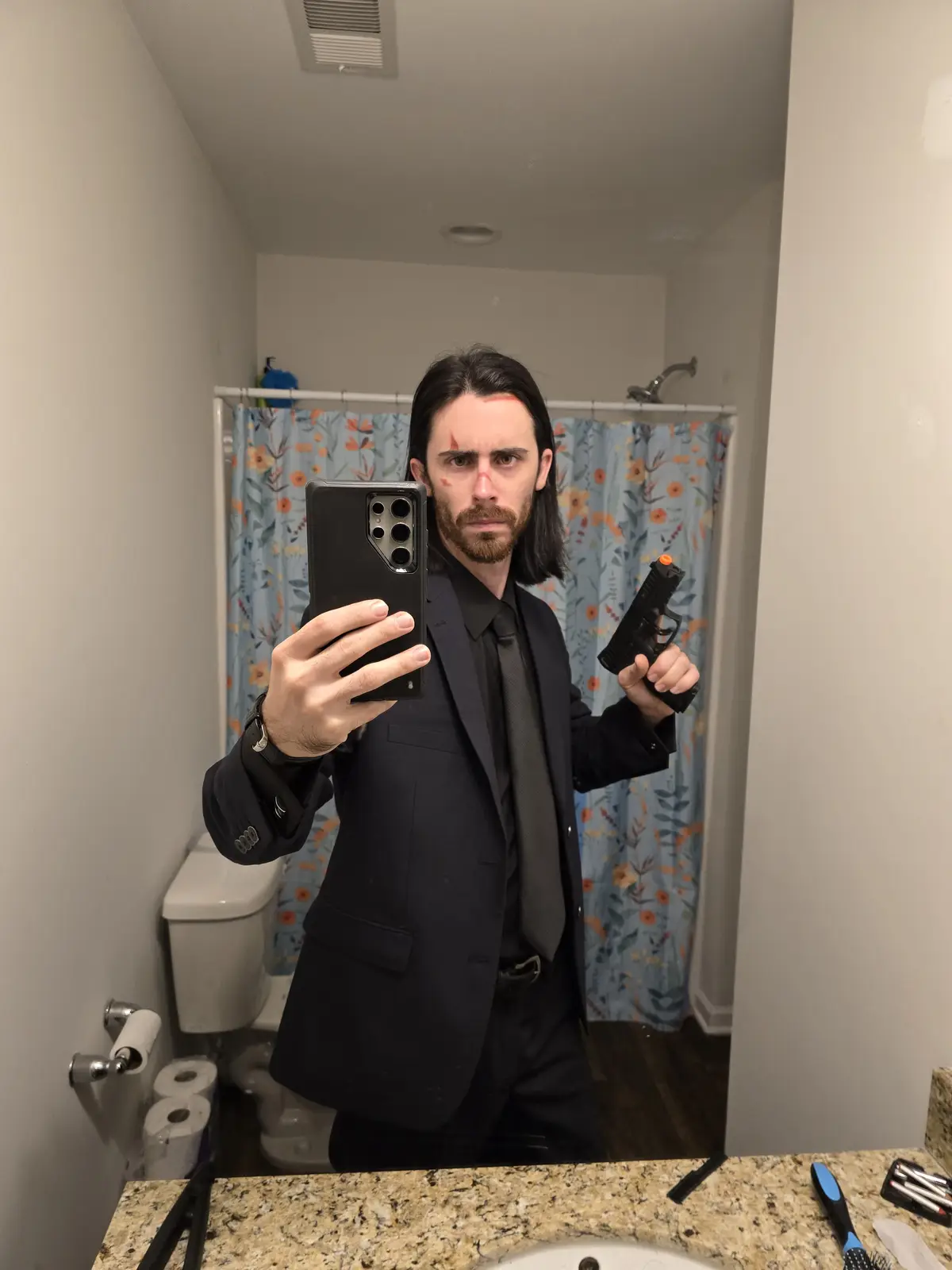 Check Out My John Wick Costume for Halloween