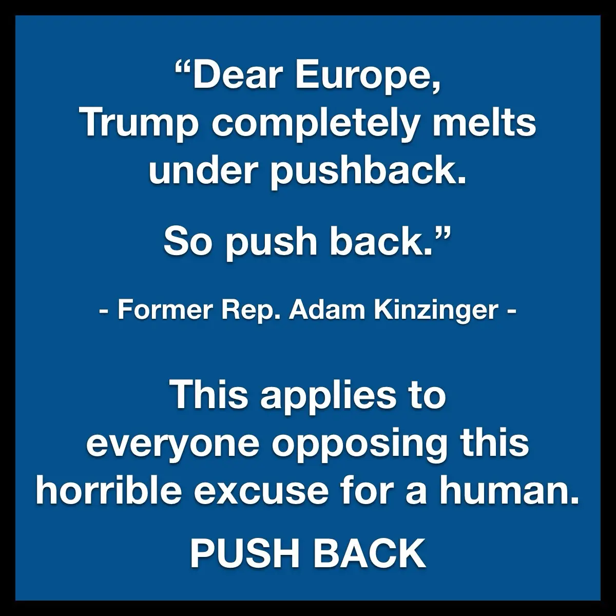 It's time to push back against the tide