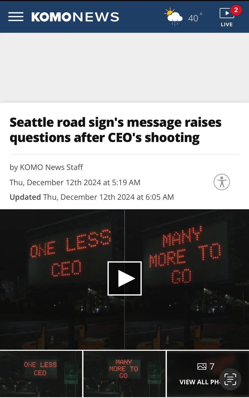The Mysterious Hacked Sign in Seattle