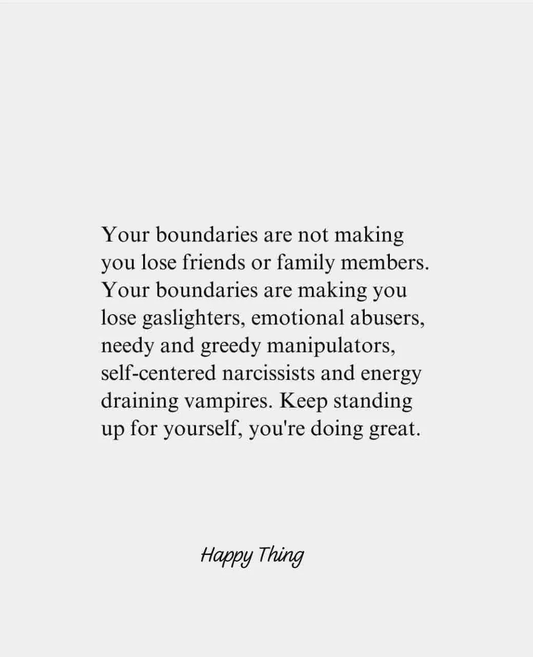 Establishing Healthy Boundaries
