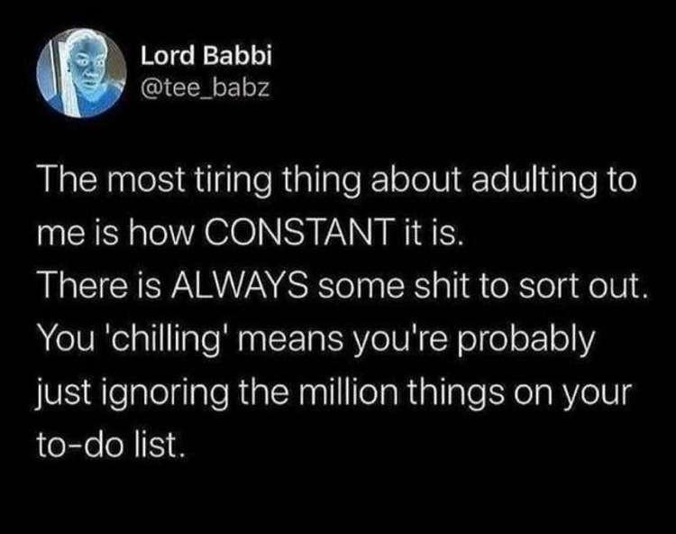 A screenshot of a tweet from 'Lord Babbi' (@tee_babz) with a profile picture of a man with a shocked or bewildered…