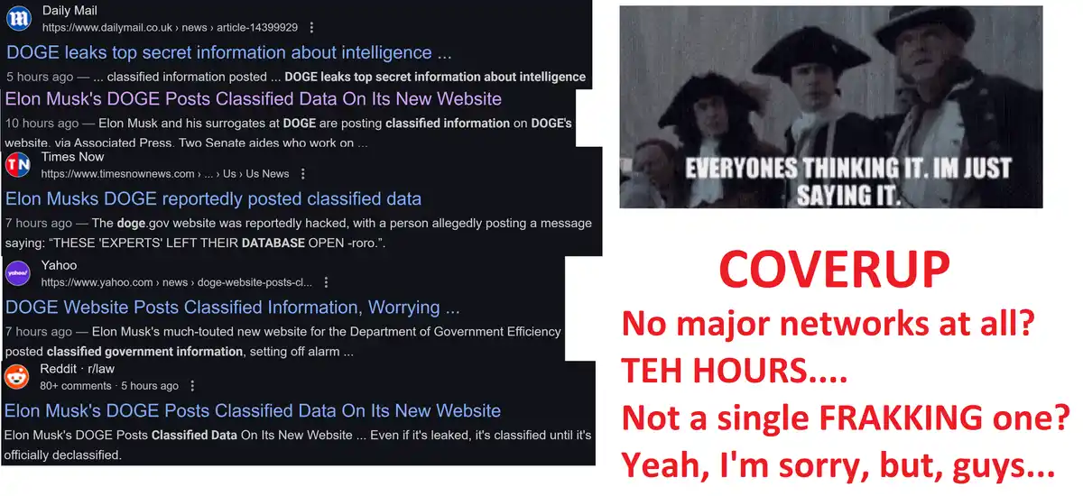 The image displays a collage: on the left, a screenshot of multiple news headlines from Daily Mail, Times Now, Yahoo, and…