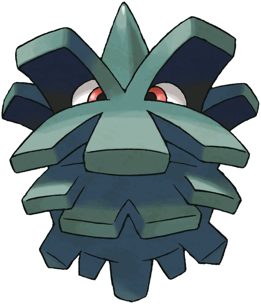 A close-up of the Pokémon 'Spiky eared' (officially named 'Spiky eared' in some regions) with a stern, unimpressed facial…
