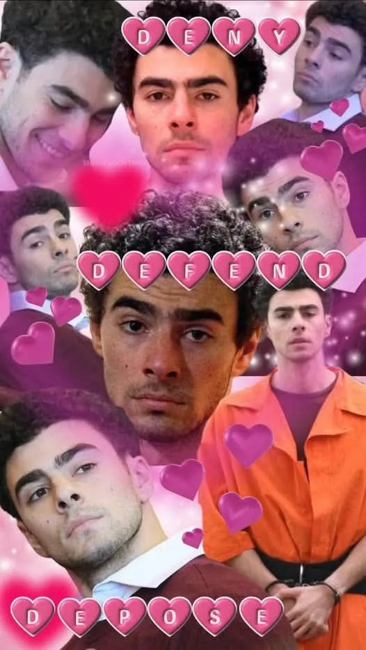 A collage of multiple images of Joe Jonas, some smiling, some serious, and one in an orange jumpsuit with handcuffs, all…