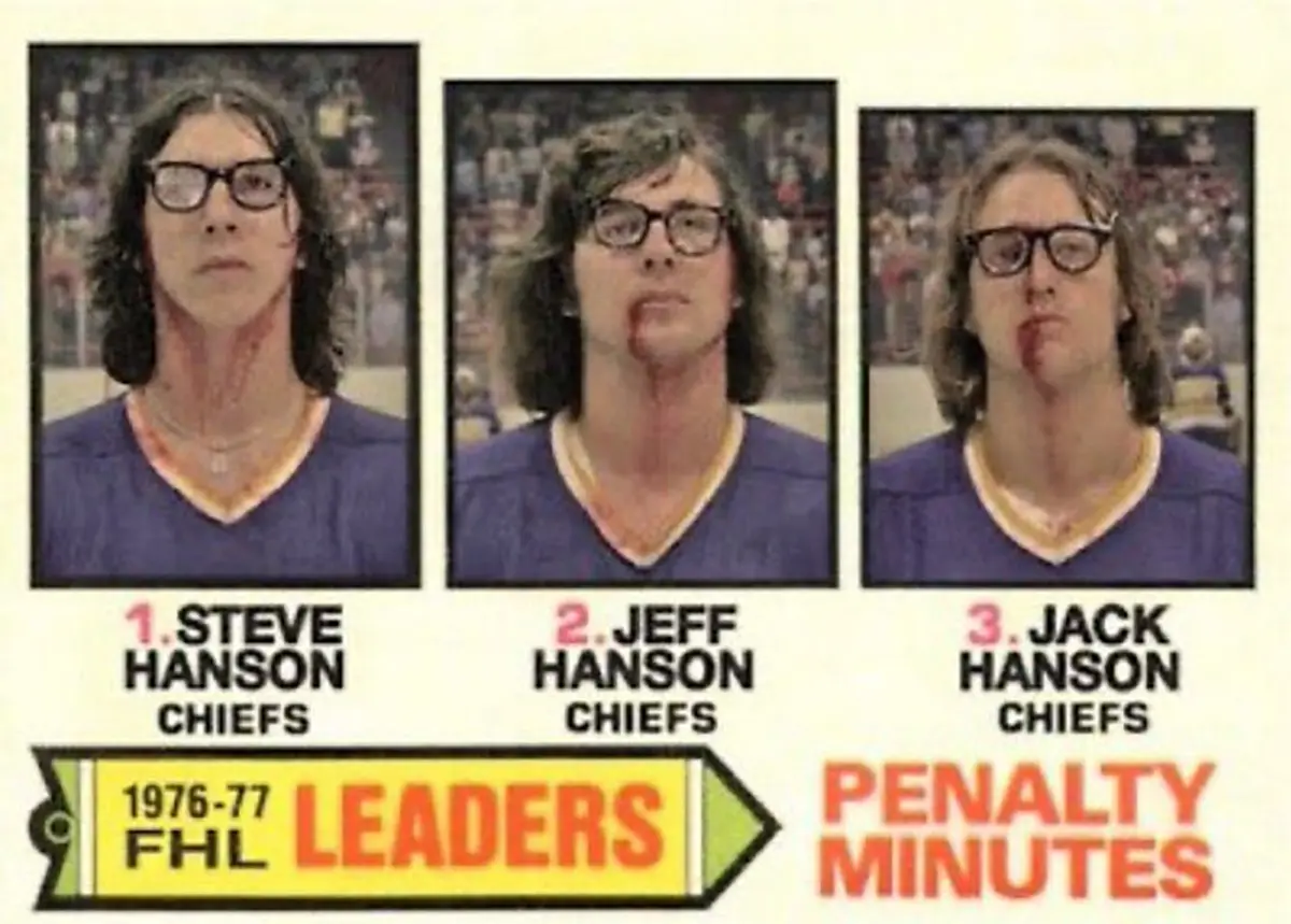 The Hanson Brothers from '76 to '77