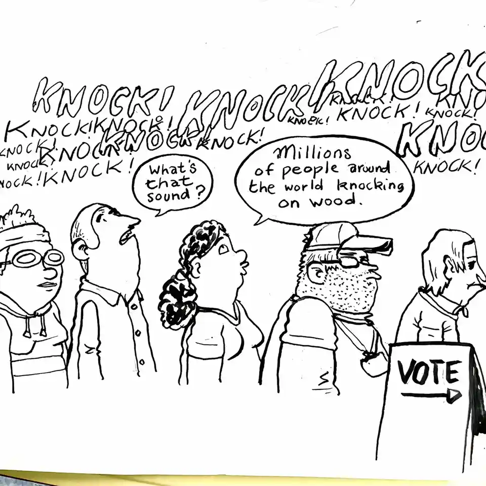A Humorous Take on Election Day from My Train Journey