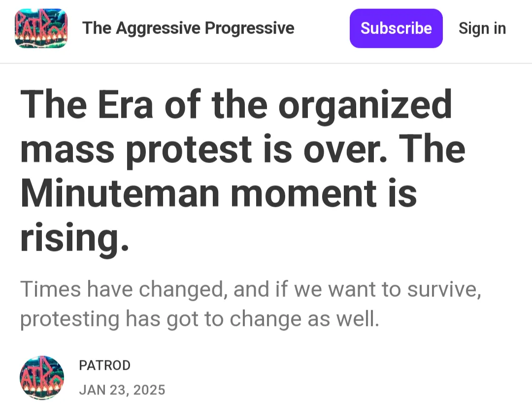 A screenshot of a YouTube video page from 'The Aggressive Progressive' channel, showing a headline that reads 'The Era of…