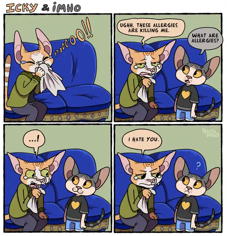 Icky and Imho tackle the struggles of allergies.