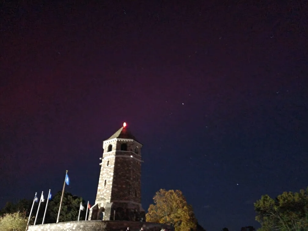 Northern Lights Dazzle in Vernon, CT on October 10, 2024