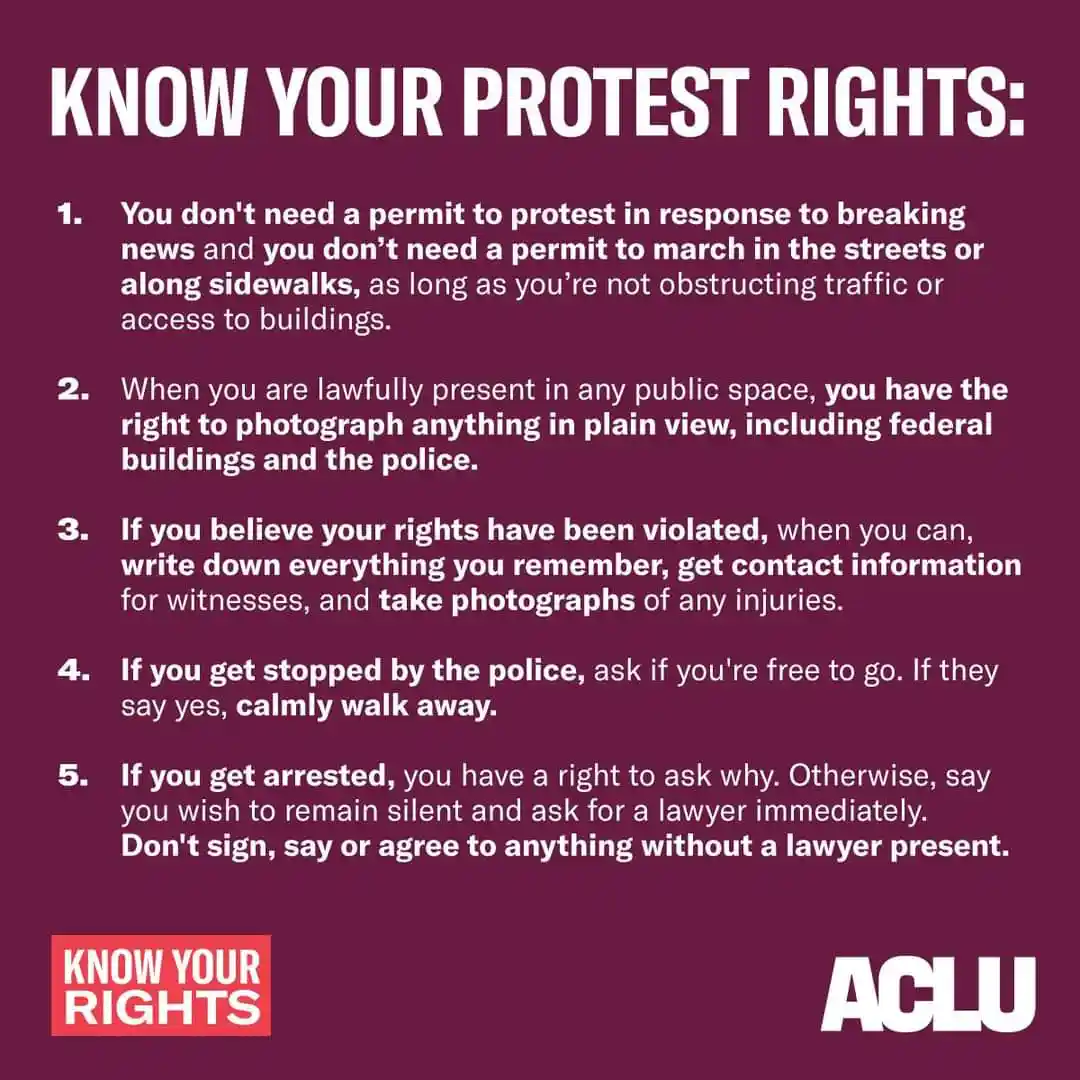 Know Your Rights Before the Protest Hits the Streets
