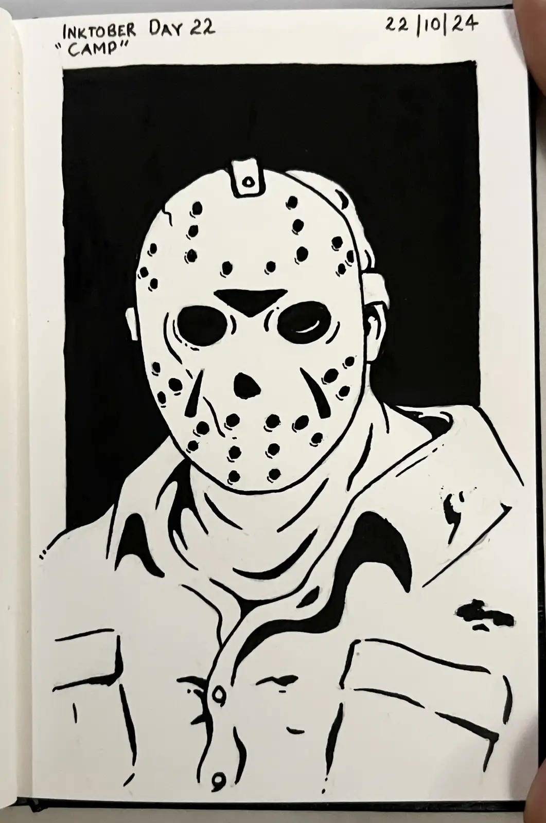 Inktober Day 22: Embrace the 'Camp' Theme