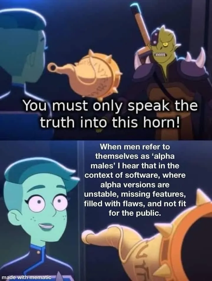 The image is a two-panel meme from the animated series 'Star vs. the Forces of Evil'. The top panel shows a green-skinned…