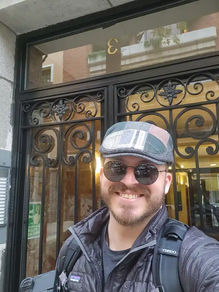 Sending Christmas Greetings from My Father's Childhood Home in Madrid