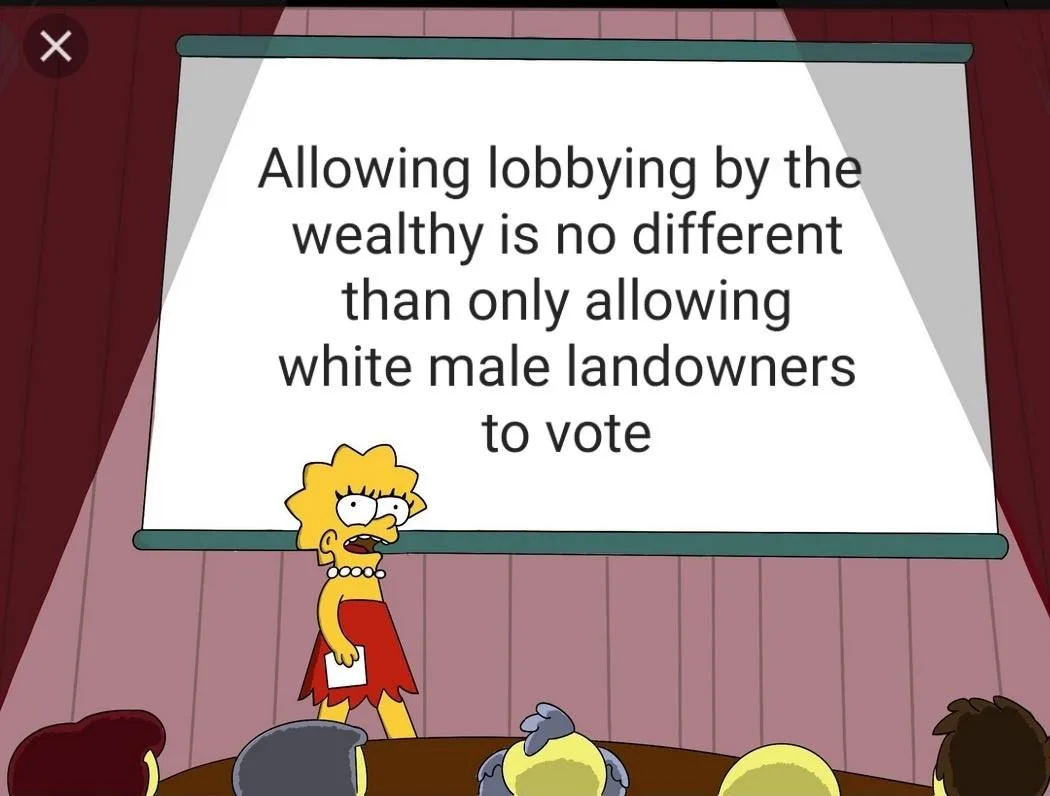 At this point, lobbying has reached a whole new level...