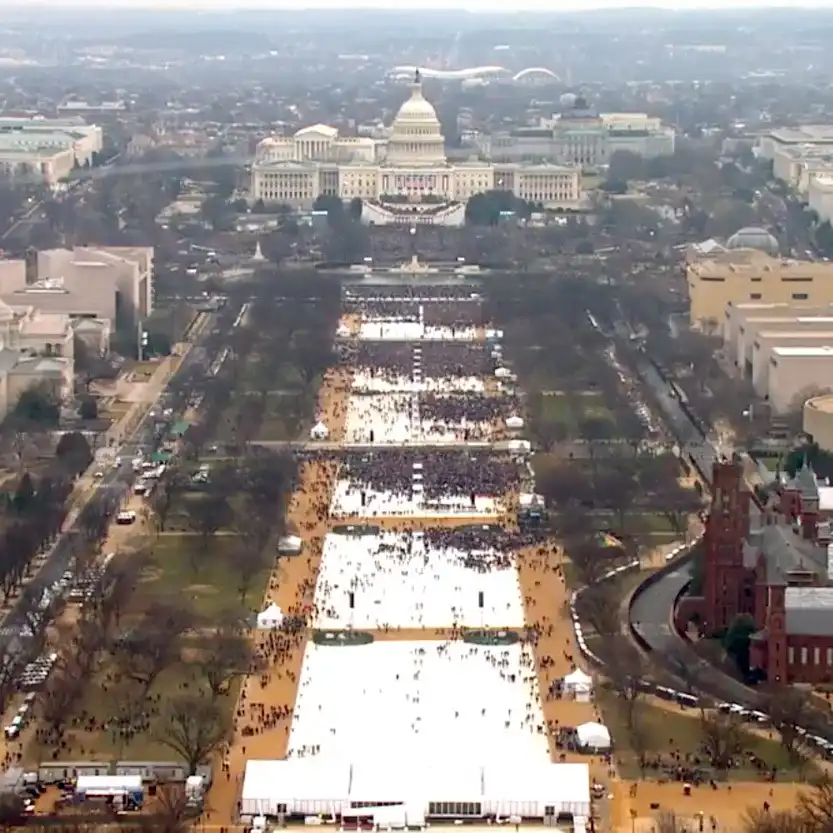 Inauguration Moved Indoors to Conceal Attendance Numbers
