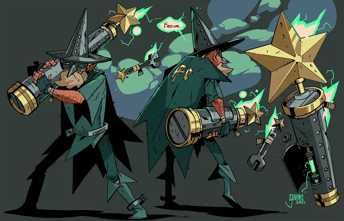 Meet the Iron Wizard: A Creation of Pure Imagination [OC]