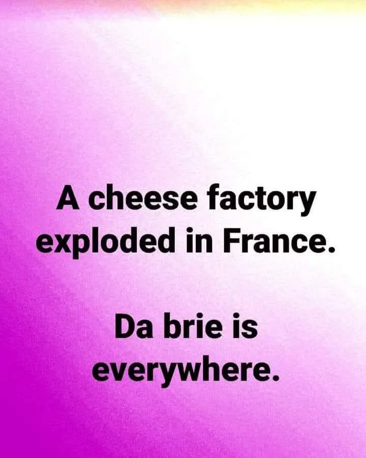 The image displays a solid pink-to-purple gradient background with two lines of black text centered. The top line reads 'A…