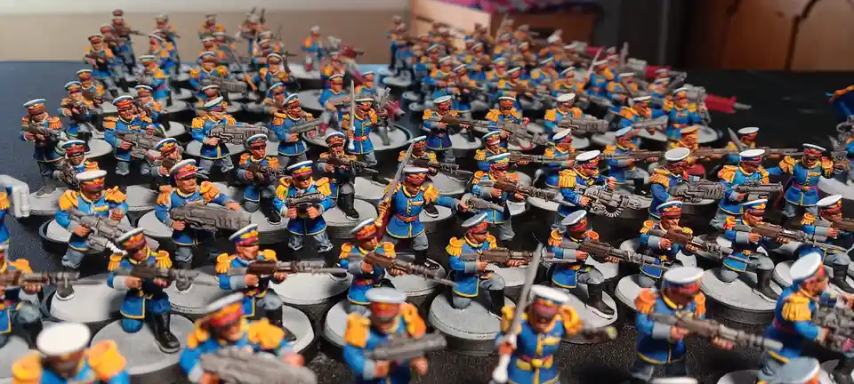 Introducing the formidable Mordian Iron Guard.