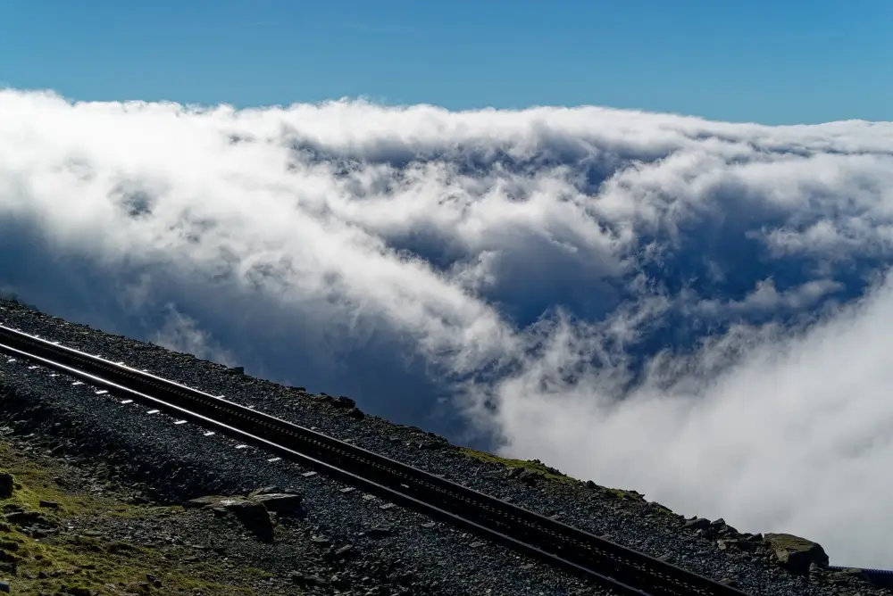 Breathtaking Cloud Inversion Over Yr Wyddfa with a Stunning Brocken Spectre