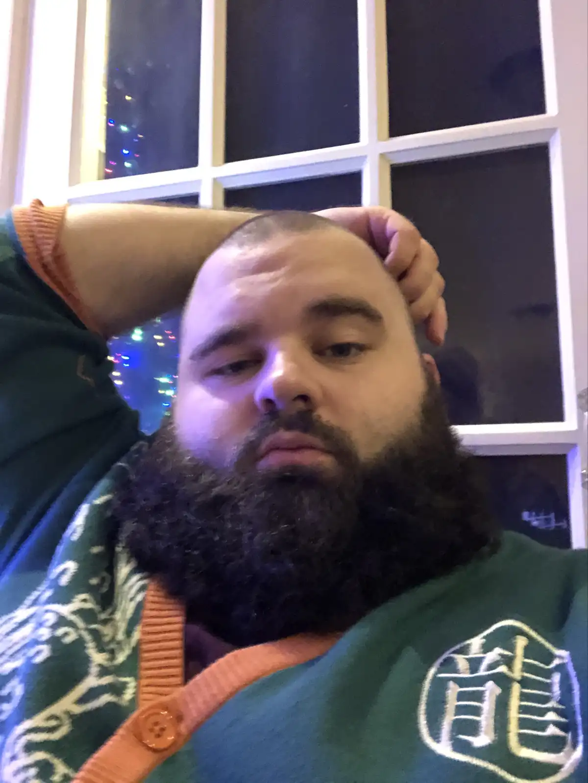 Capturing the Christmas spirit with a festive selfie