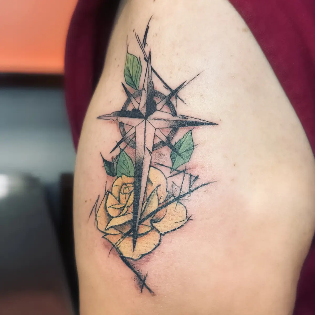 Compass Rose Tattoo: A Journey to Find Your True Direction