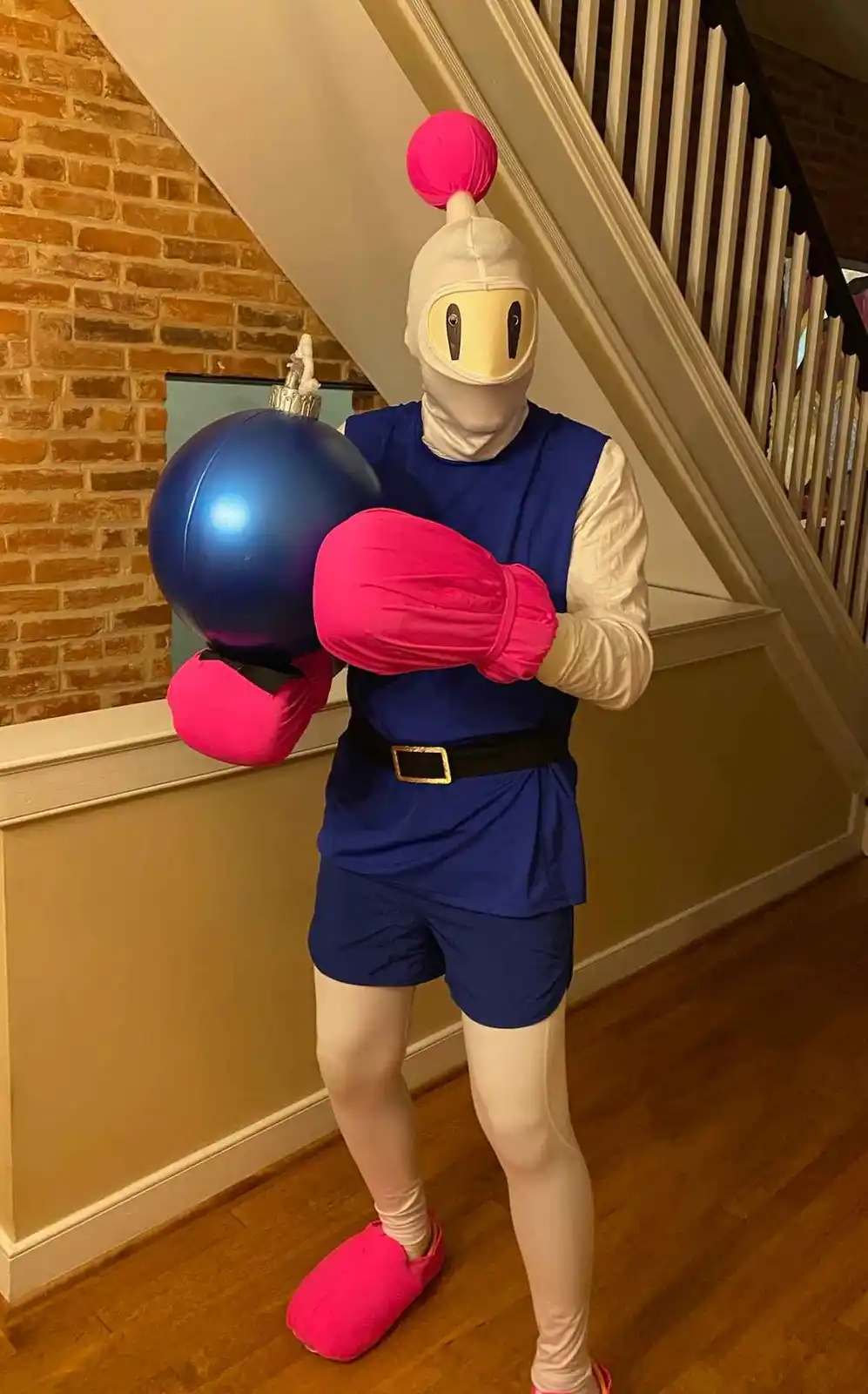 Epic Bomberman Cosplay in Action!