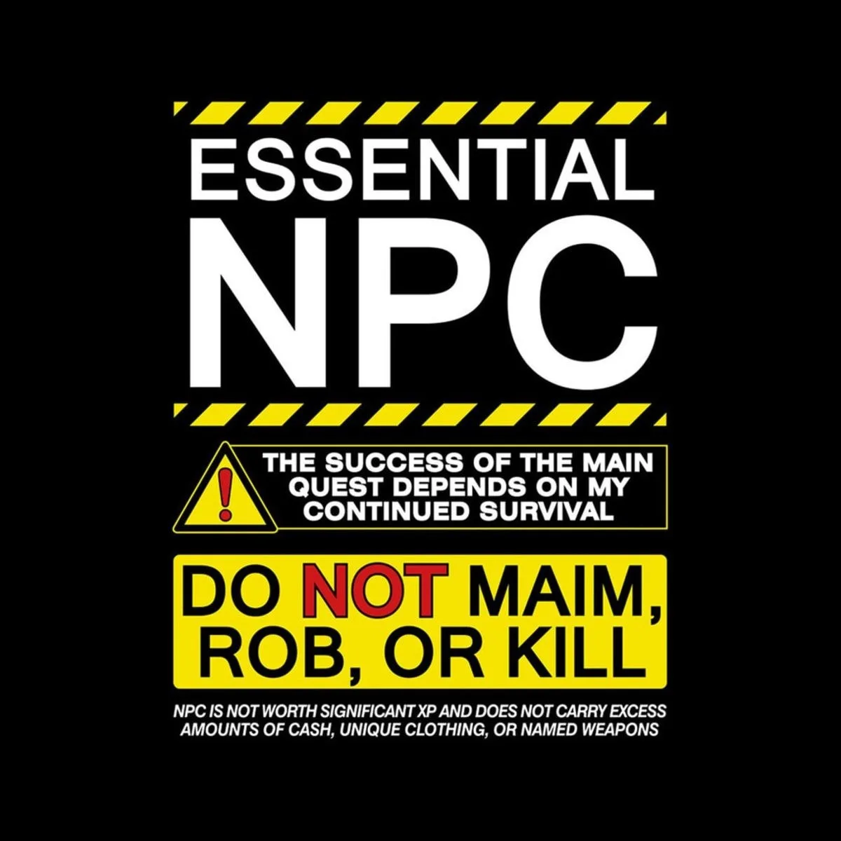 Imagine if Elderscrolls 3 NPCs Wore This Shirt!