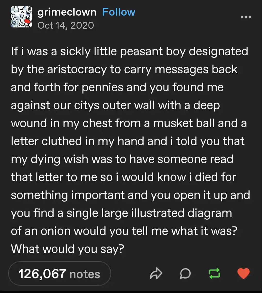 The struggles of an illiterate messenger.