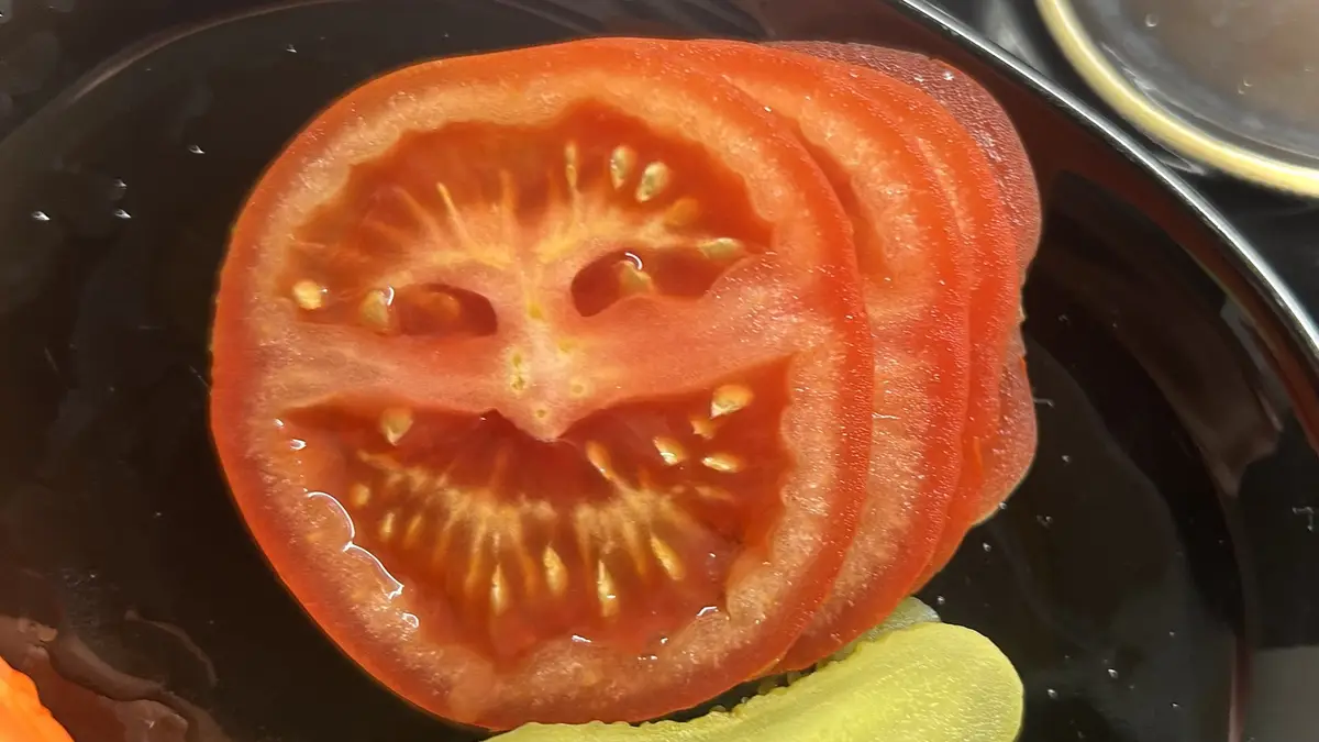 My Tomato is Still in the Halloween Spirit