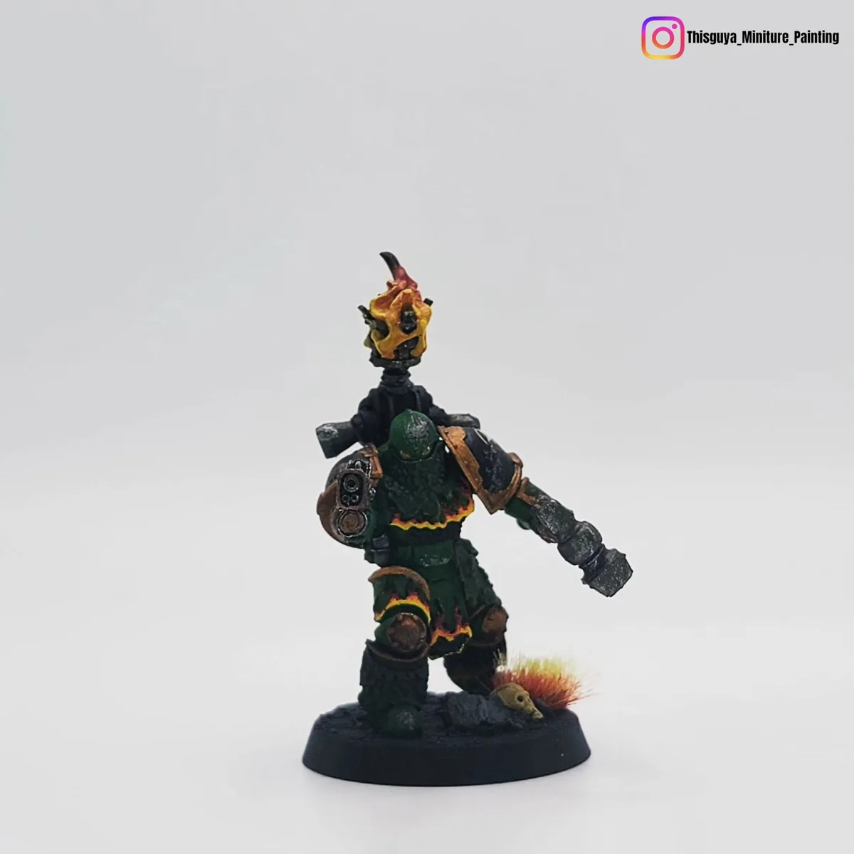 Just wrapped up painting a Delegatus for my Salamanders! This year, I'm determined to get a ton of my Horus Heresy Salamanders finished!