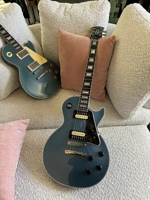 The Alluring Charm of Pelham Blue Gibson Les Pauls