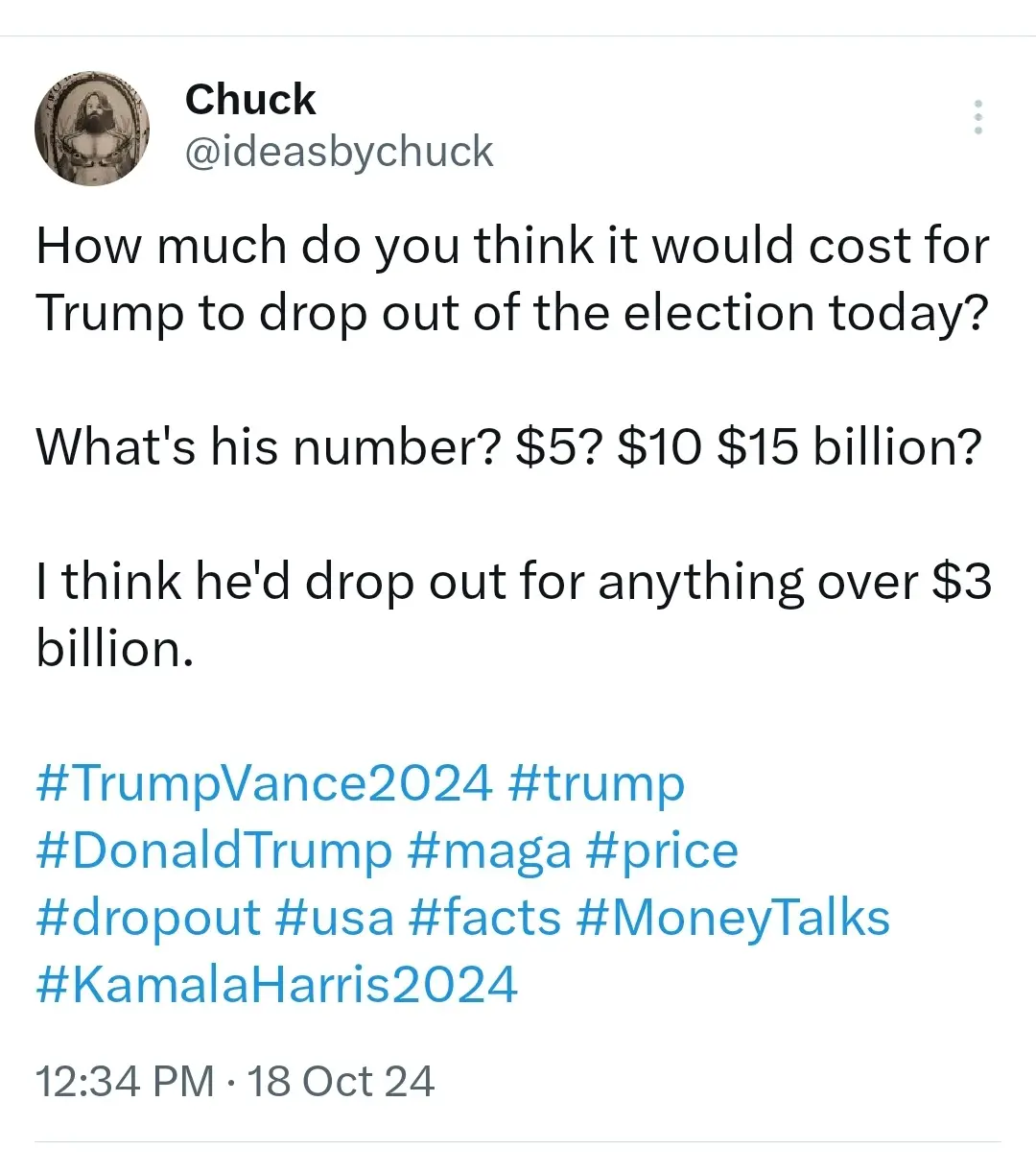What’s the Price to Make Him Disappear?