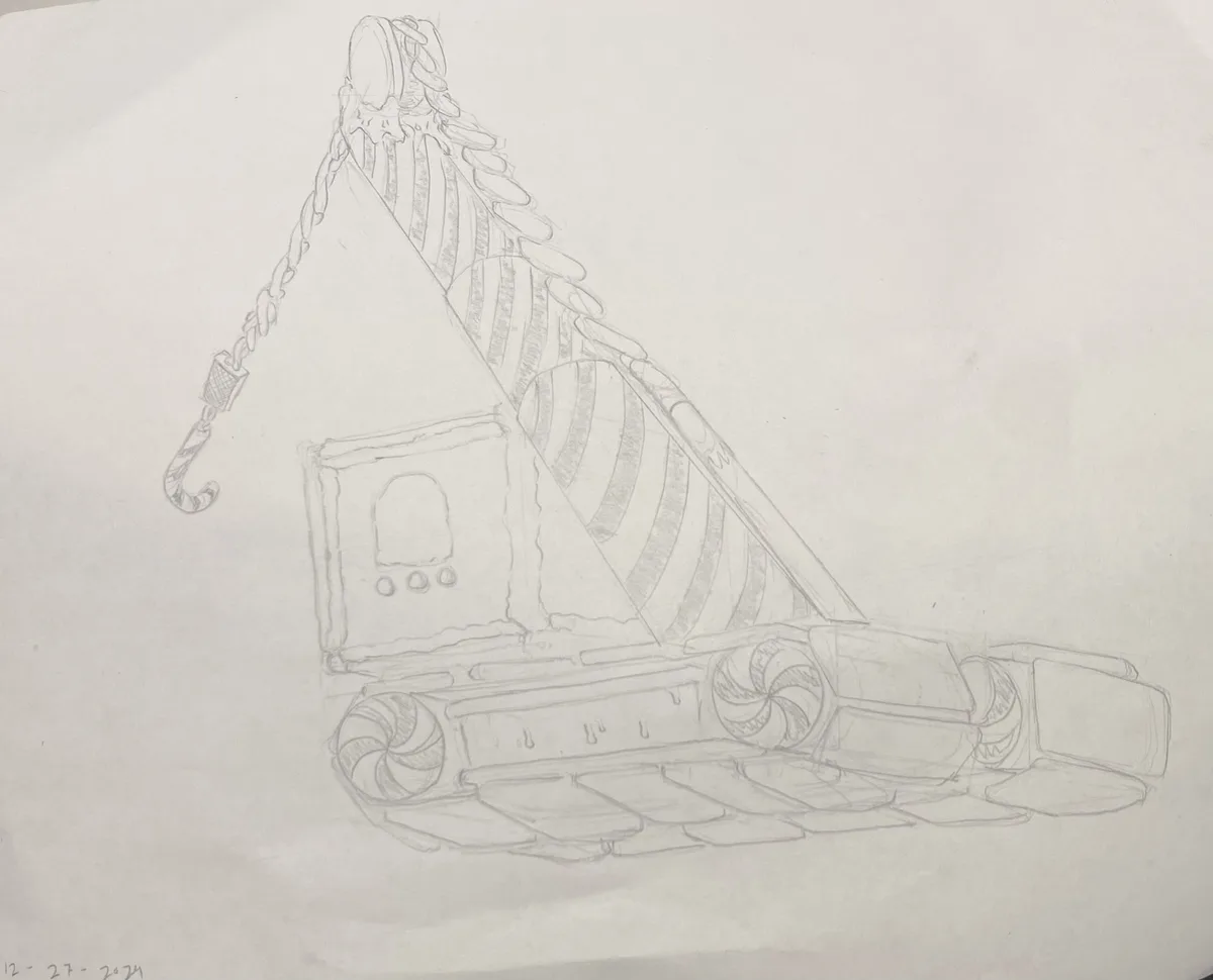 Behold the legendary Candy Crane!