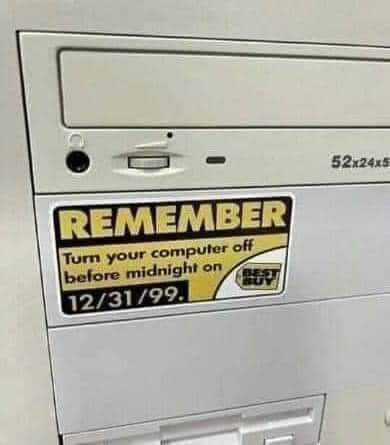Throwback to when I worked at a CD-ROM company with a shady boss who suggested creating a fake disc to trick users into thinking their computers were updating for Y2K. We never went through with it, but what a wild time that was!
