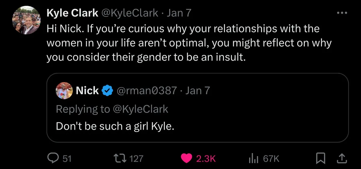 Kyle Clark: The ultimate badass.